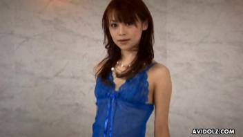 Japanese chick, Miina Yoshihara sucks dick, uncensored